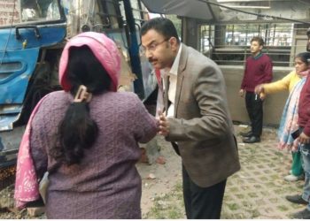 देहरादून में सिटी बस हुई दुर्घटना ग्रस्त, सिटी मजिस्ट्रेट प्रत्यूष सिंह पहुंचे मौके पर