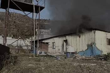 बड़ी खबर : मलेथा में रेल परियोजना के निर्माण में लगे मजदूरों के कमर में सिलिंडर फटने से लगी आग