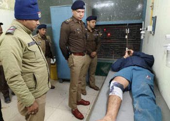 पुलिस मुठभेड़ में शातिर अपराधी पकड़ा गया