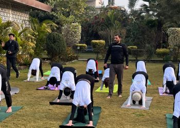 एसजीआरआरयू में वियतनाम के छात्र छात्राओं ने लिया योग प्रशिक्षण,दो दिवसीय प्रशिक्षण शिविर में भारतीय संस्कृति एवम् दर्शन के ममत्व को समझा