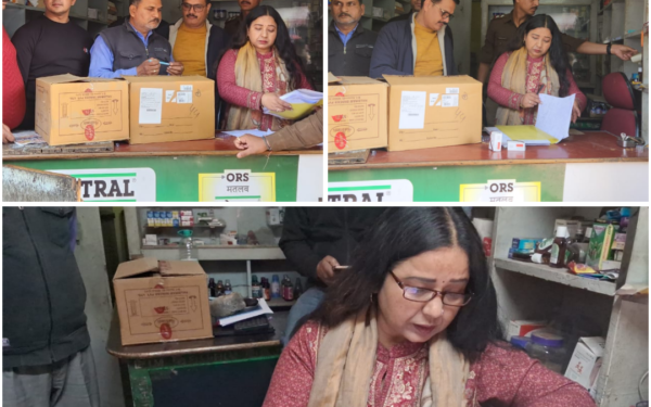 बिग ब्रेकिंग : हरिद्वार में अब मेडिकल स्टोर पर पकड़ी गई नारकोटिक्स की दवा