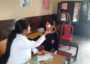 श्री महंत इन्दिरेश अस्पताल के निःशुल्क स्वास्थ्य शिविर का 1803 मरीजों ने उठाया निःशुल्क