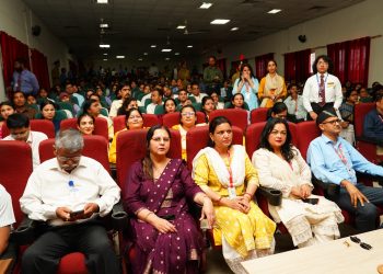 एसजीआरआरयू में अंशुल भट्ट (आई.ए.एस.) ने,दिया सिविल सेवा परीक्षा को क्रैक करने का मंत्र