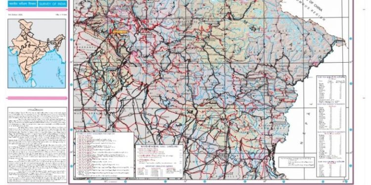 बड़ी खबर: उत्तराखंड का नया आधिकारिक नक्शा जारी, सर्वे ऑफ इंडिया से करें फ्री डाउनलोड