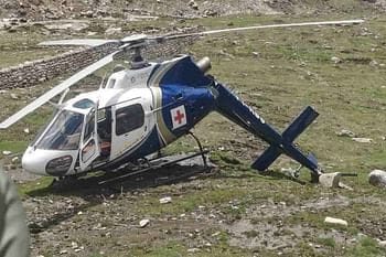 AIIMS की Heli Ambulance Kedarnath में Hard Landing के दौरान हादसे का शिकार
