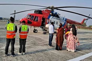 उत्तराखंड: जौलीग्रांट से दोधाम यात्रा के लिए हेली सेवा शुरू, पहले दिन 20 यात्री हुए रवाना