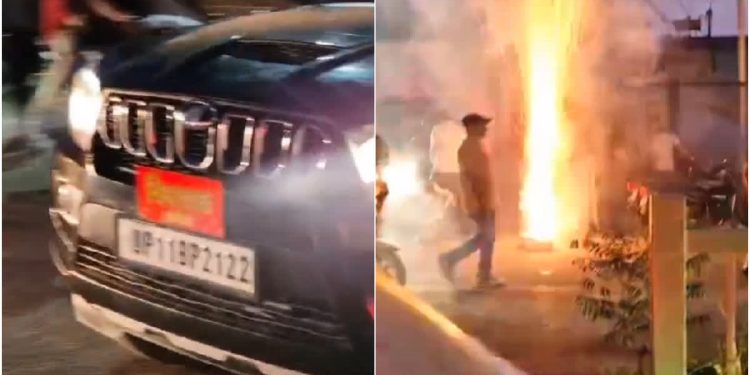 Big breaking: जेल से छूटते ही VIP अंदाज़ में निकला आरोपी, समर्थकों ने की आतिशबाजी, पुलिस ने दर्ज किया मुकदमा