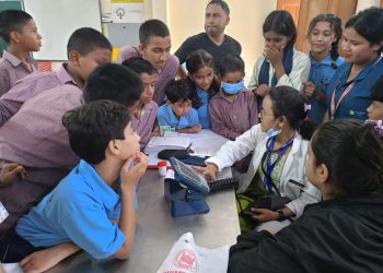 श्री महंत इन्दिरेश अस्पताल की मेडिकल टीम ने जाॅचा, श्री श्रद्धानन्द बाल वनीता आश्रम के बच्चों का स्वास्थ्य