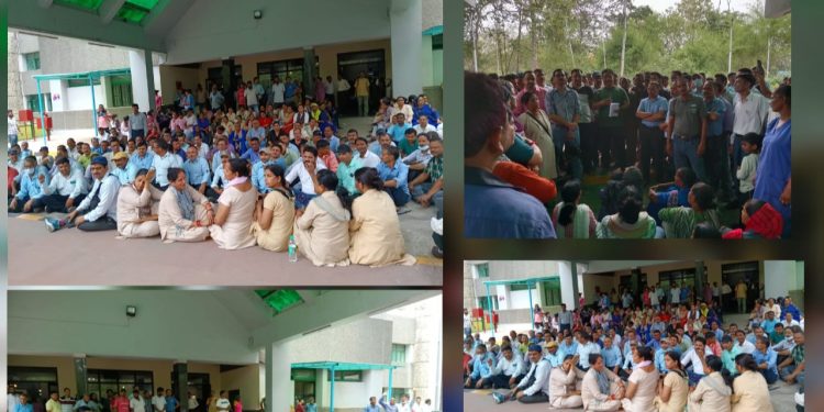बड़ी खबर : STH हॉस्पिटल के उपनल कर्मचारियों की हुंकार ‘अब की बार आर-पार