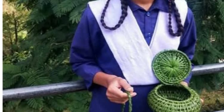 प्लास्टिक का विकल्प बनी ईशा की पिरूल से बनी टोकरियां, पहाड़ से उठी पर्यावरण संरक्षण की अनोखी पहल