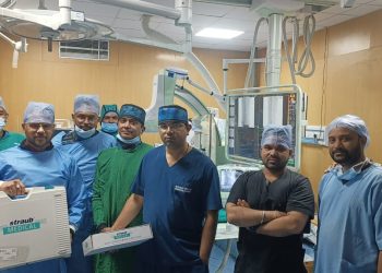 उत्तराखंड में पहली बार श्री महंत इन्दिरेश अस्पताल में सफल रोटारेक्स मेकेनिकल थ्रॉम्बेक्टॉमी