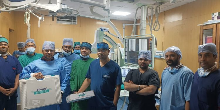 उत्तराखंड में पहली बार श्री महंत इन्दिरेश अस्पताल में सफल रोटारेक्स मेकेनिकल थ्रॉम्बेक्टॉमी