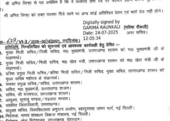 बिना अतिरिक्त वेतन, ADG अमित सिन्हा संभालेंगे खेल विश्वविद्यालय का दायित्व