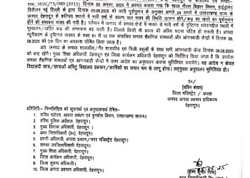 बिग ब्रेकिंग:  भारी बारिश के चलते आज देहरादून  के सभी स्कूल रहेंगे बंद