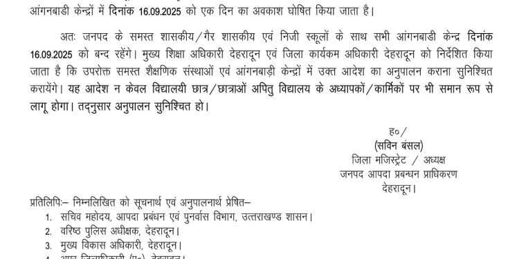 Weather Alert: इस  जिले में आज सभी स्कूल रहेंगे बंद, आदेश जारी 