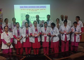 श्री महंत इन्दिरेश अस्पताल में तिमाही बुलेटिन “कैंसर संवाद” का शुभारंभ