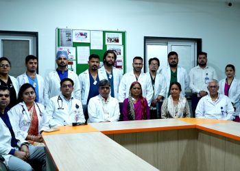 श्री महंत इन्दिरेश अस्पताल के काॅर्डियोलाॅजी टीम की बड़ी उपलब्धि