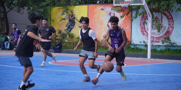 बास्केटबॉल में स्कूल ऑफ नर्सिंग ने मारी बाजी ऽ टेबल टैनिस में अंशिका रावत और विख्यात ने जीते मैच