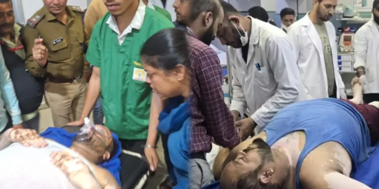 कवरेज करने के दौरान भूमाफियों ने किया पत्रकार पर जानलेवा हमला