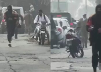 हरिद्वार : दिन दहाड़े पुलिस की गाड़ी पर फायरिंग, कुख्यात अपराधी समेत दो पुलिस कर्मचारी घायल