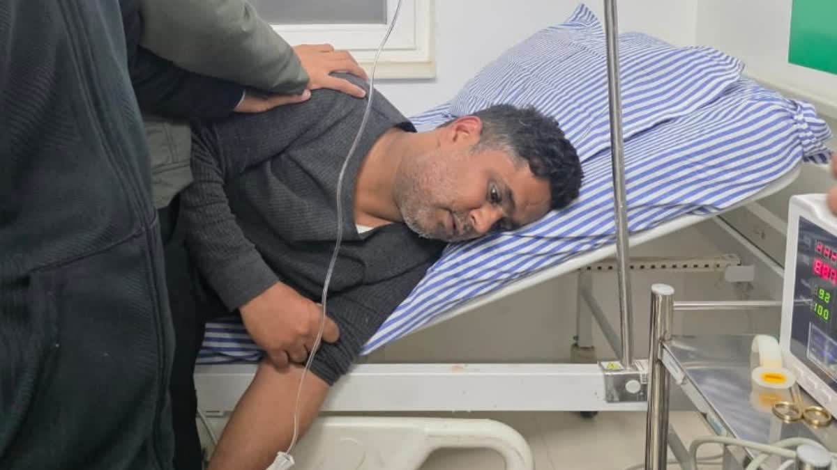 सौरभ राज बेहड़ अपस्ताल में भर्ती 