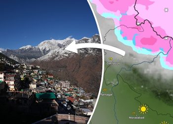 उत्तराखंड में बदला मौसम का मिजाज, पहाड़ों पर बर्फबारी और मैदानी इलाकों में घना कोहरा, येलो अलर्ट जारी