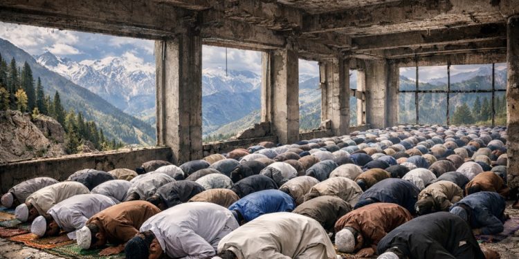 उत्तराखंड में यहां खिलाड़ियों का हॉल बना नमाज का अड्डा, लोगों में आक्रोश , देखें वीडियो