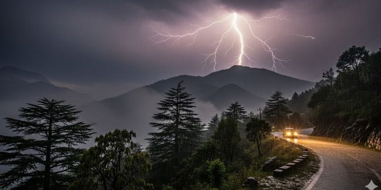 उत्तराखंड में आज मौसम बदलेगा! येलो अलर्ट: कई जिलों में तूफान, बारिश और बिजली की चेतावनी
