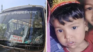स्कूल से लौट रही 4 साल की मासूम पर चढ़ी तेज रफ्तार रोडवेज बस , मौके पर मौत