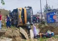 गंगोत्री से केदारनाथ जा रही बस रस्ते में पल्टी, 5 यात्री घायल