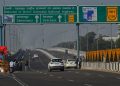 दिल्ली देहरादून एक्सप्रेसवे पर भूस्खलन का खतरा, एक लेन हुई बंद