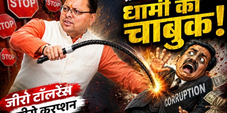 भ्रष्टाचार पर धामी का चाबुक,हरिद्वार भूमि घोटाले में बड़ी कार्रवाई, आयुक्त बर्खास्त, डीएम पर सख्त सजा
