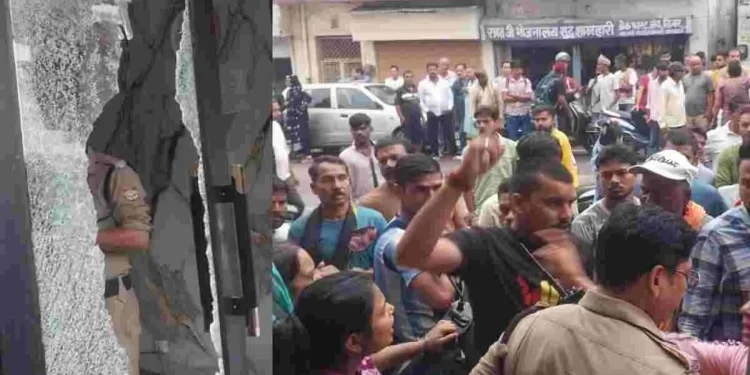 उत्तराखंड में यहां होटल में नाबालिग से दुष्कर्म, लोग बुल्डोजर होटल के बाहर लेकर पहुंचे