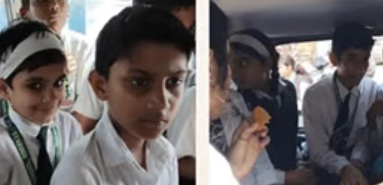 7 सीटर वैन में 18 बच्चे! स्कूली वाहनों की चेकिंग में खुली लापरवाही, कई के चालान