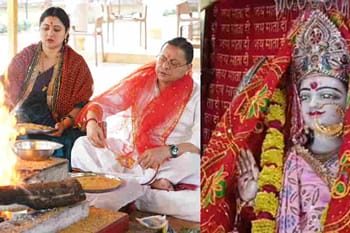 शारदीय नवरात्र पर मंदिरों में उमड़ा आस्था का सैलाब! CM धामी ने की मां दुर्गा की पूजा-अर्चना, प्रदेश की सुख-समृद्धि और खुशहाली की कामना