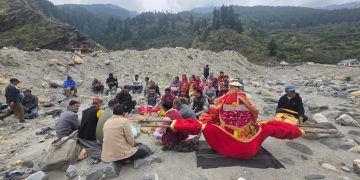 धराली आपदा के 14 महीने बाद जागी आस्था! मलबे में दबे प्राचीन कल्प केदार मंदिर की खुदाई शुरू